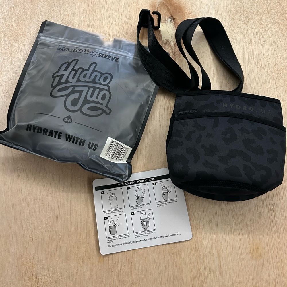 HydroJug Black Camo Sleeve with Strap